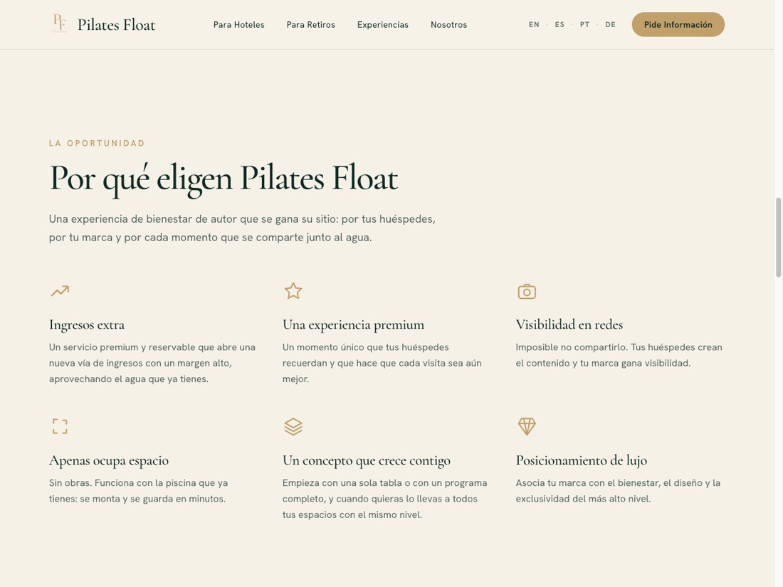 Por qué eligen Pilates Float